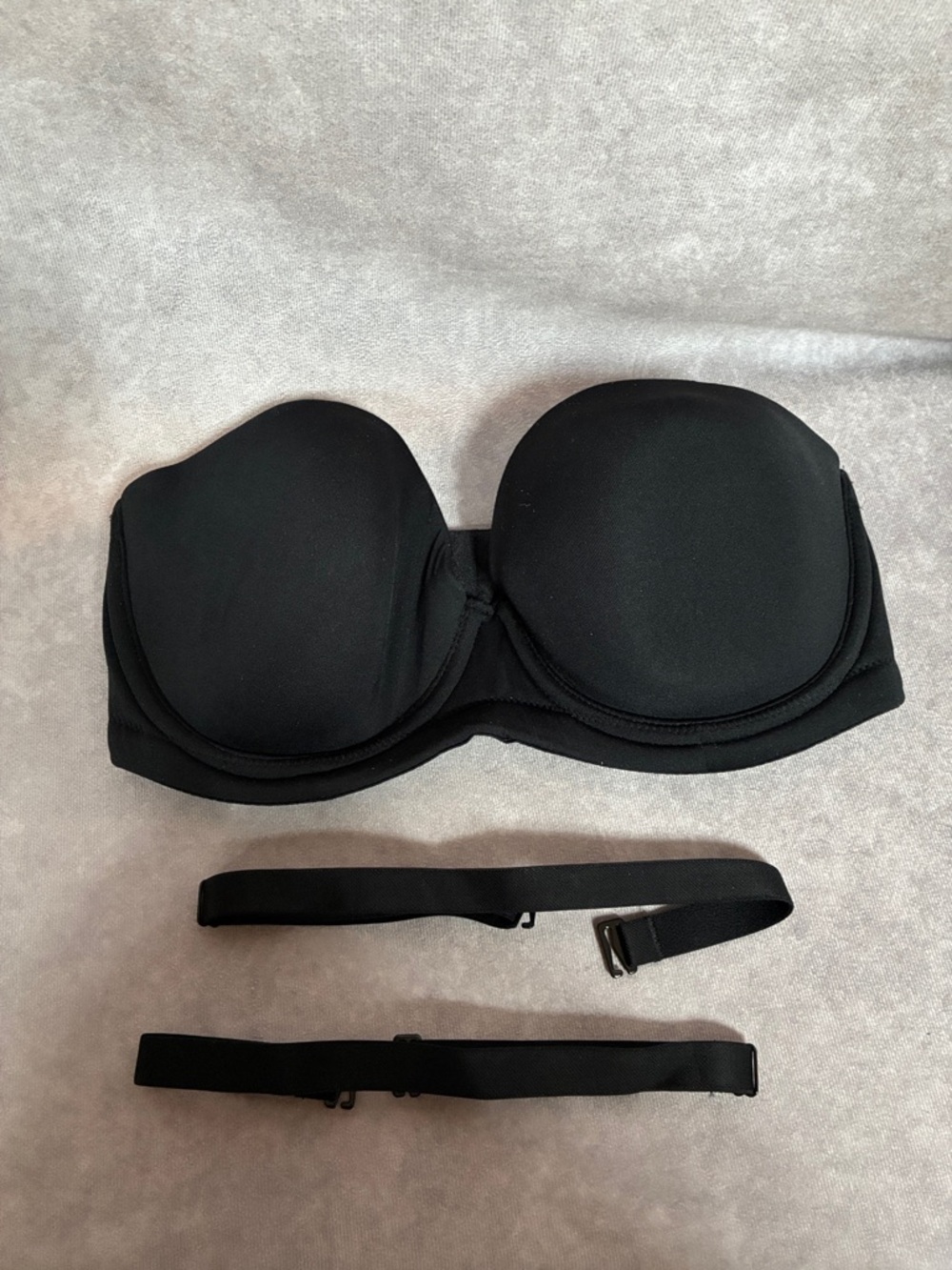 Wacoal Black “Red Carpet” Strapless Molded Cup Bra with Removable Straps